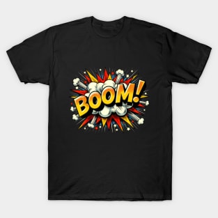 Vintage 'BOOM!': Echoes of Comic Book Era T-Shirt